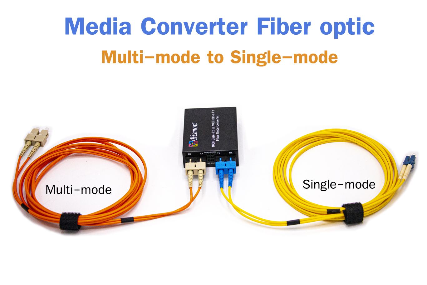 100Base-SX (MM, SC) to 100Base-LX (SM, SC) อุปกรณ์แปลงสัญญาณแสง